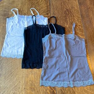3 Ann Taylor Camisoles